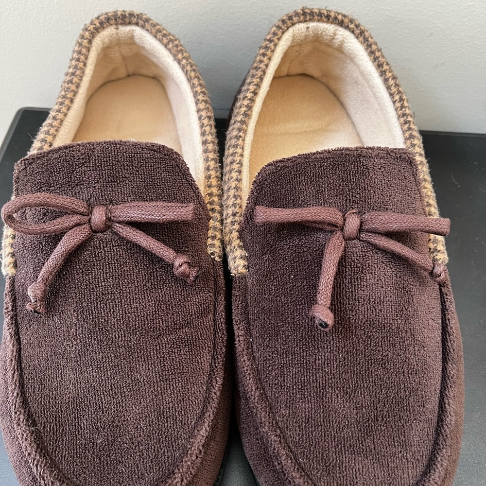 Men’s Dark Brown Slip on Indoor Loafers